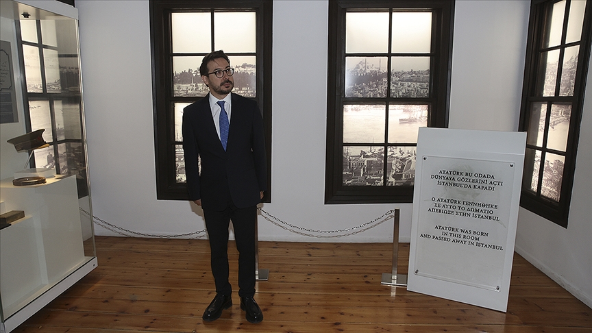 AA Yönetim Kurulu Başkanı ve Genel Müdürü Serdar Karagöz Selanik’te Atatürk Evi’ni ziyaret etti