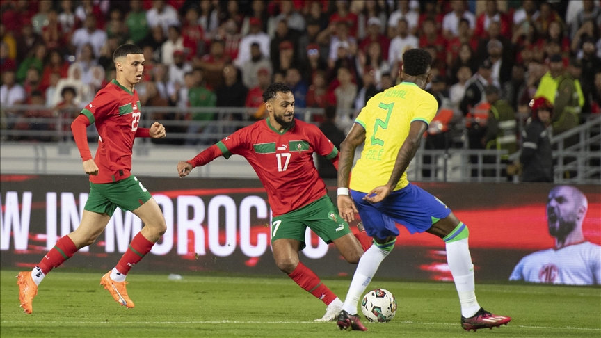 Morocco notch up 2-1 win over top-ranked Brazil in friendly