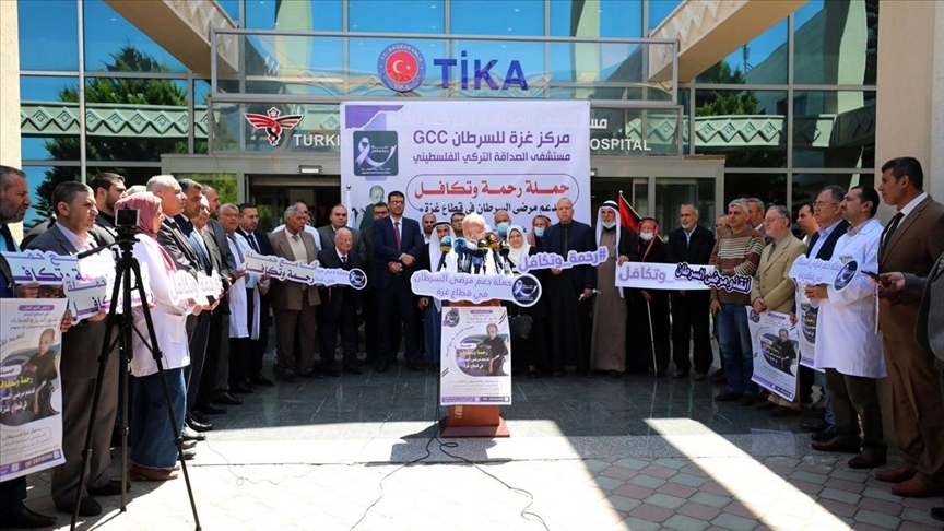 "رحمة وتكافل" .. حملة تبرعات لصالح مرضى السرطان بغزة