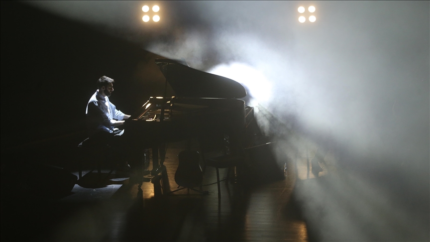 Russian pianist Evgeny Grinko performs in northwestern Türkiye