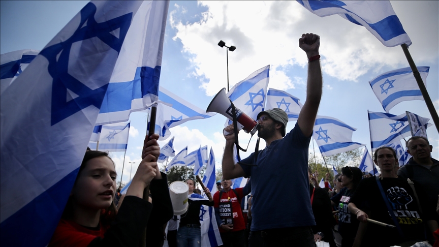 Thousands demonstrate in Israel in support of judicial overhaul