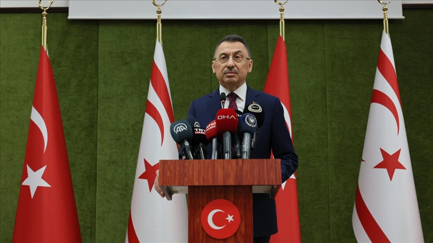 Cumhurbaşkanı Yardımcısı Oktay: Türkiye'nin de destekleriyle KKTC'nin geleceği çok daha berrak ve aydınlık olacak