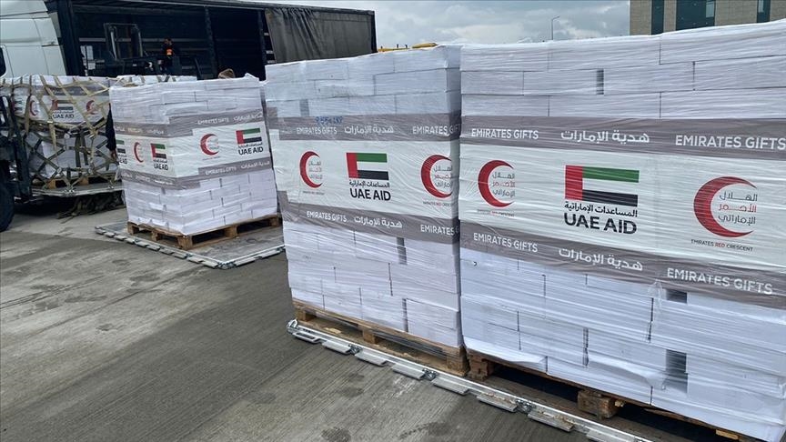 ОАЭ отправили 240 рейсов с гумпомощью в Турцию и Сирию