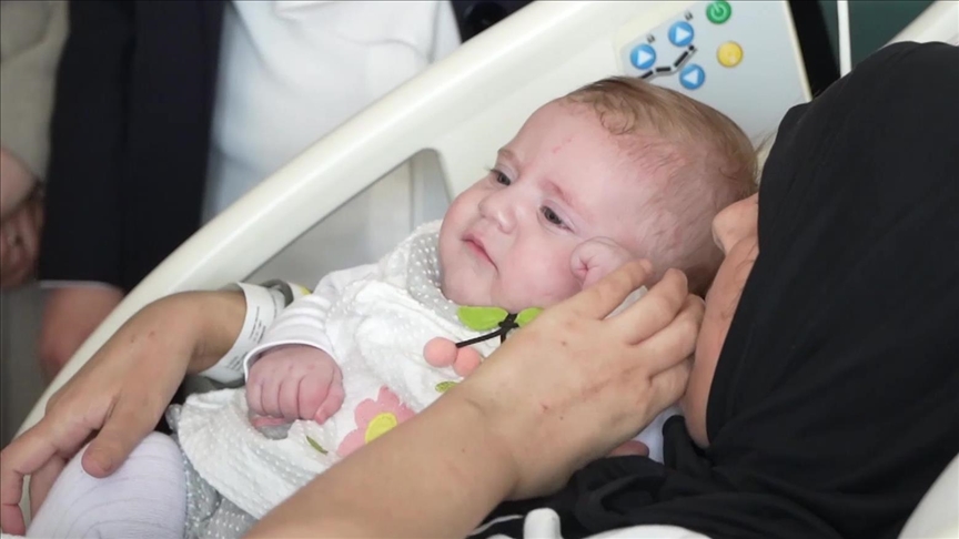 Türkiye earthquake survivor baby reunited with mother after 54 days