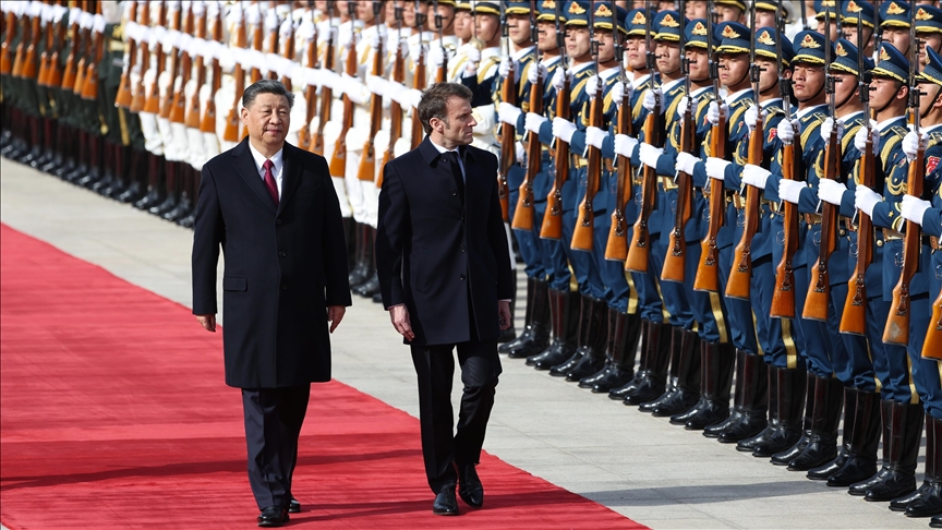 Macron urges Xi 'to bring everyone around negotiating table' over  Russia-Ukraine war