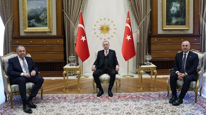 دیدار اردوغان و لاوروف در آنکارا