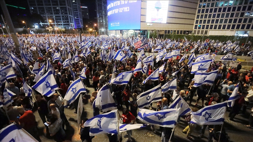 Thousands demonstrate in Israel against Netanyahu’s judicial overhaul plan