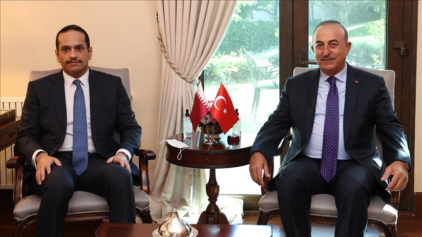 Turkish, Qatari foreign ministers discuss Palestine: Diplomatic sources