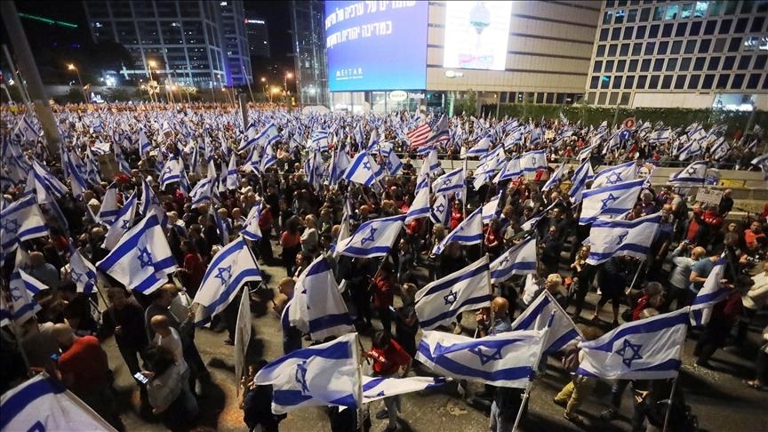 Israel’s Mossad denies role in protests against judicial overhaul