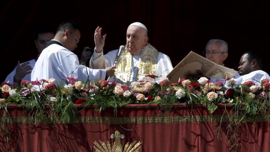 Vatican : Le Pape François lance un message de paix et de réconciliation lors de la messe de Pâques