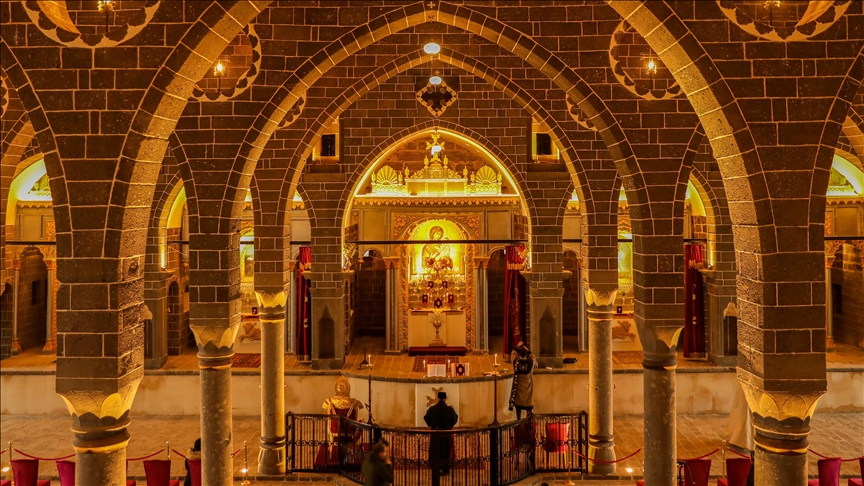 Historic Armenian church in Türkiye celebrates Easter 8 years after suffering terrorist PKK damage Historic Armenian church in Türkiye celebrates Easter 8 years after suffering terrorist PKK damage