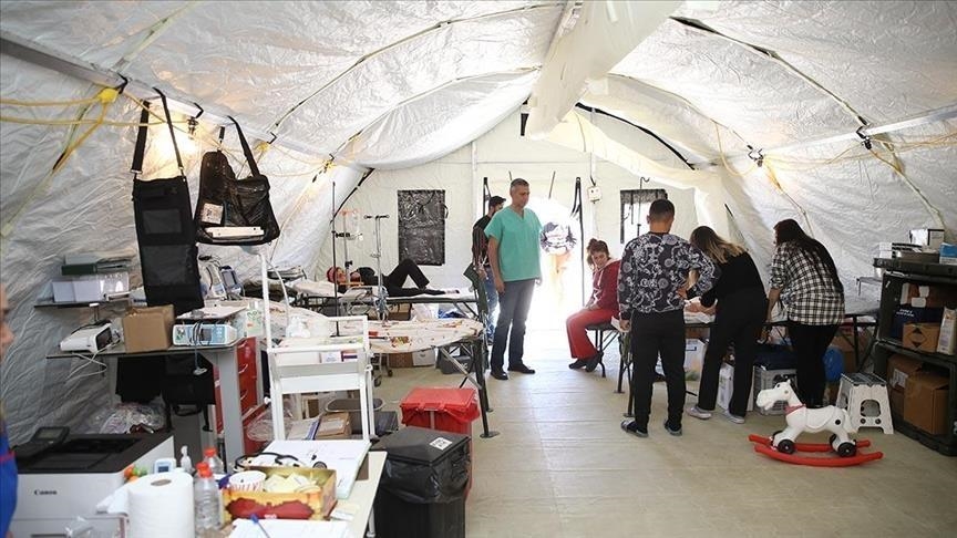 Türkiye : l'hôpital de campagne américain continue d'aider les victimes du séisme à Hatay 