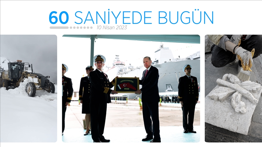 60 saniyede bugün (10 Nisan 2023)