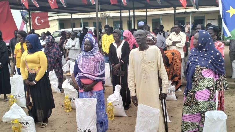 Turkish Embassy distributes food aid in South Sudan
