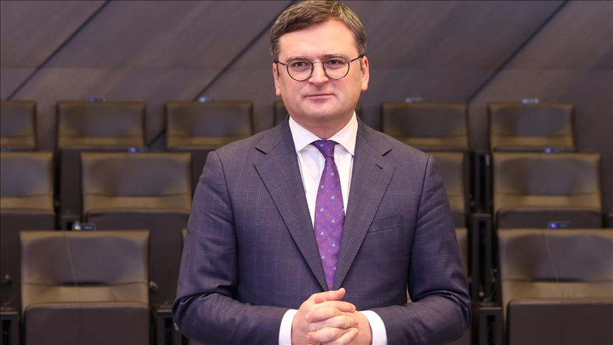 Ukrainian foreign minister discusses defense support with Western counterparts