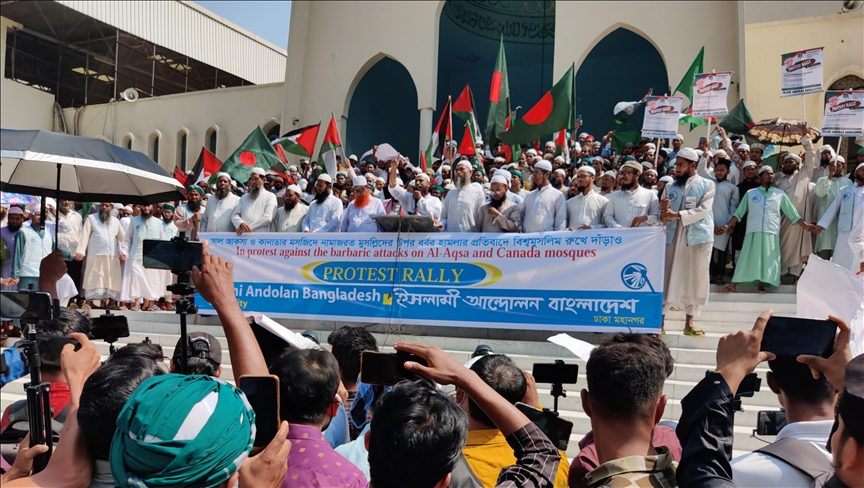 Rallies held in Bangladesh against Israeli attacks on Al-Aqsa Mosque