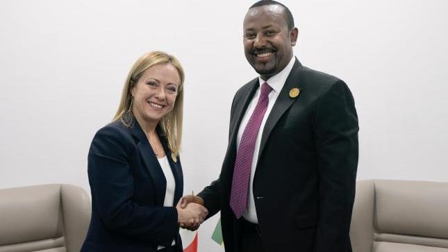 Ethiopian, Italian premiers hold discussions in Addis Ababa