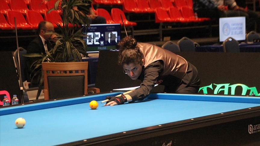 Avrupa Bilardo Şampiyonası'nda Türkiye, kadınlarda gümüş madalyanın sahibi oldu