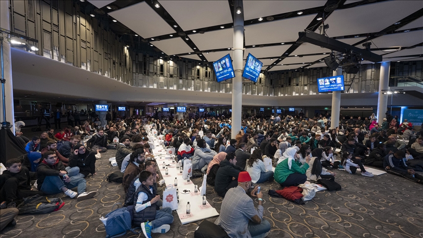 Open iftar hosted at Wembley Stadium in London Open iftar hosted at Wembley Stadium in London
