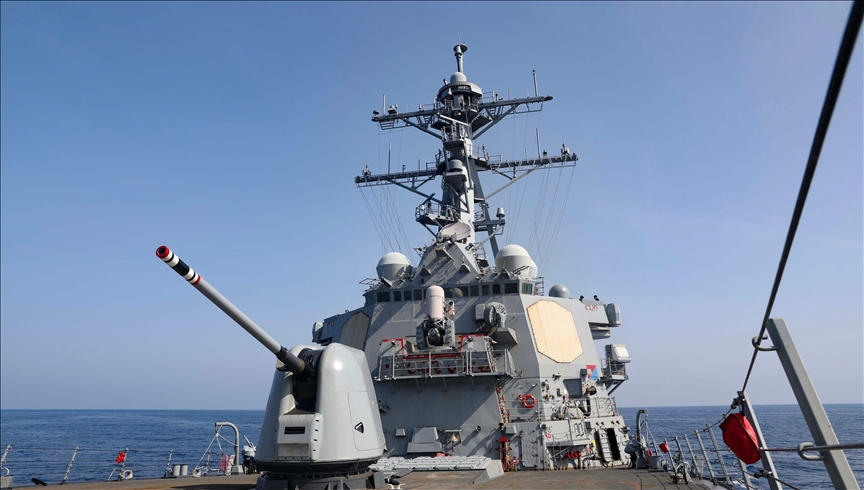 China terms US warship's sail through Taiwan Strait 'hyped up'