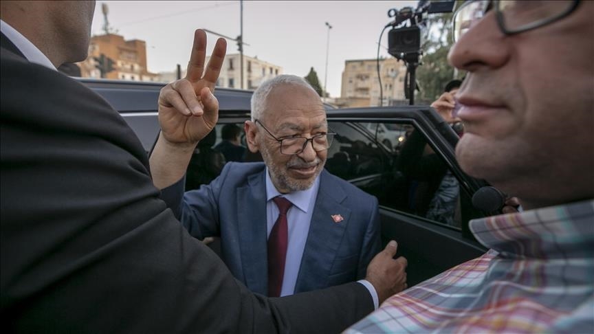 Tunisia's Ennahda Party leader Ghannouchi arrested by security forces for interrogation