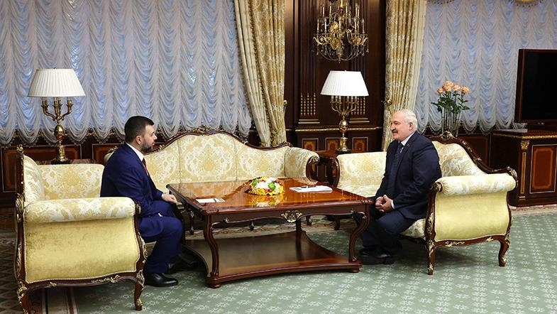 Лукашенко встретился с главарем сепаратистов Донецкой области Украины