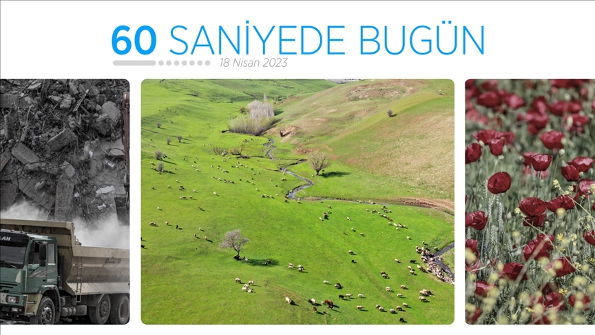 60 saniyede bugün (18 Nisan 2023)