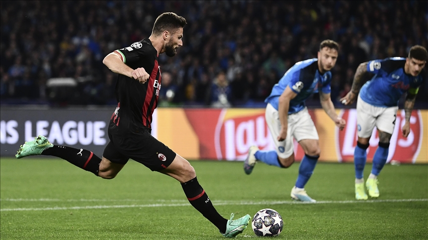 AC Milan eliminate Napoli to advance to Champions League semifinals