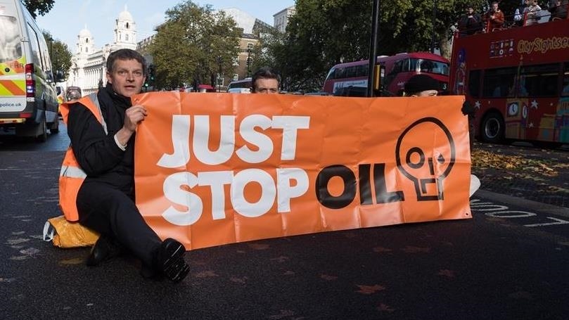 Just Stop Oil activists jailed for scaling bridge in England