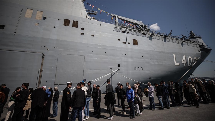 Istanbul: Najveći turski ratni brod "TCG Anadolu" u pet dana posjetilo više od 61.000 ljudi