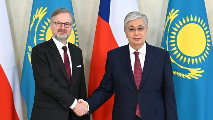 Kazašský prezident a český premiér jednají o rozšíření obchodní a ekonomické spolupráce