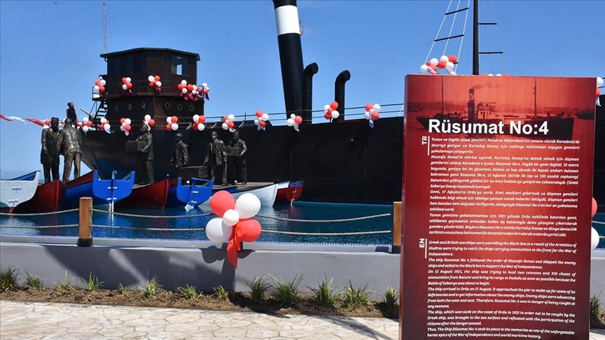 Rüsumat No: 4 Gemisi ve Açık Hava Müzesi'nin açılışı yapıldı