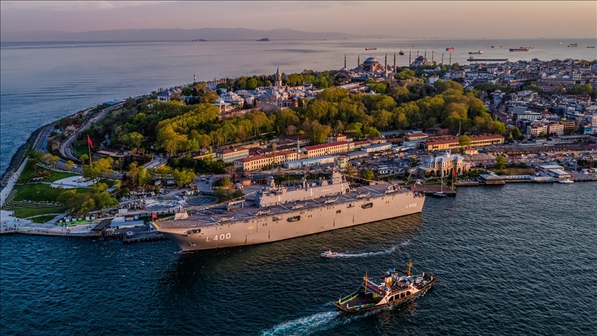 İstanbul'da TCG Anadolu'yu 140 binden fazla kişi ziyaret etti