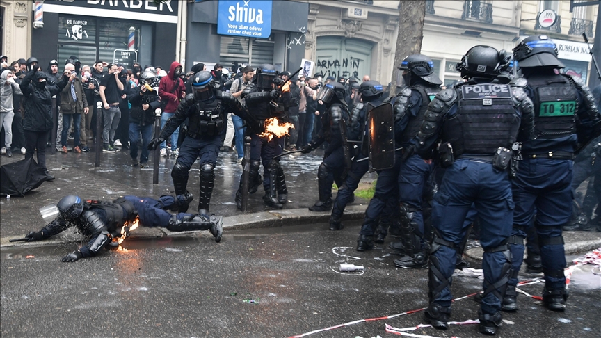 Manifestations du 1er-Mai : 108 policiers et gendarmes blessés à travers la France