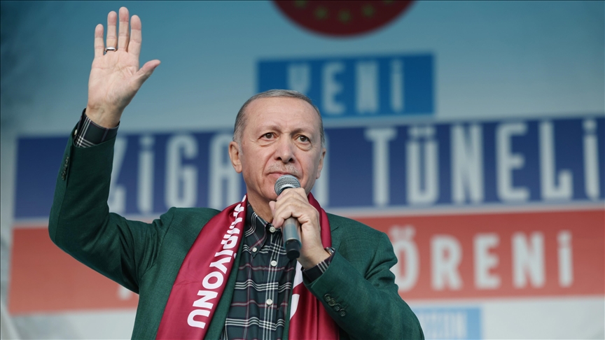 Cumhurbaşkanı Erdoğan: Yeni Zigana Tüneli bölgemizin her alandaki kalkınmasının sembollerinden biri olacak