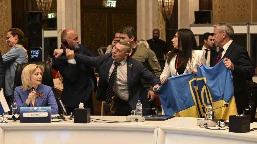 На заседании ПАЧЭС между членами делегаций Украины и России произошла перепалка