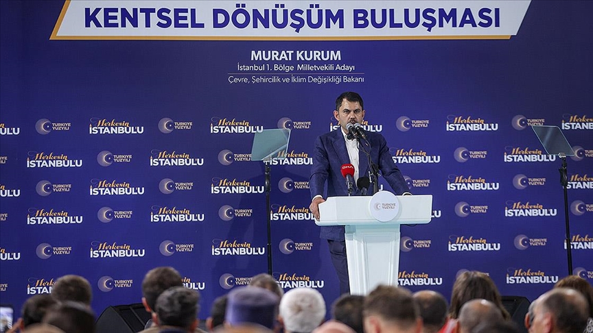 Bakan Kurum: 7 Mayıs'ta Atatürk Havalimanı Millet Bahçemizin ilk etabını sizlere armağan edeceğiz