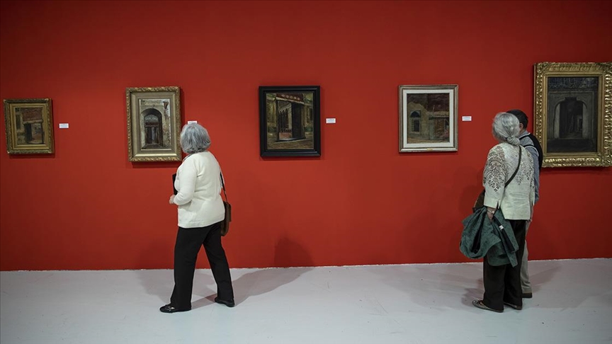 Ressam Şevket Dağ'ın eserleri başkentli sanatseverlerle buluştu