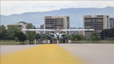 Turkish aviation's new Troy T200 aircraft on runway for 1st time