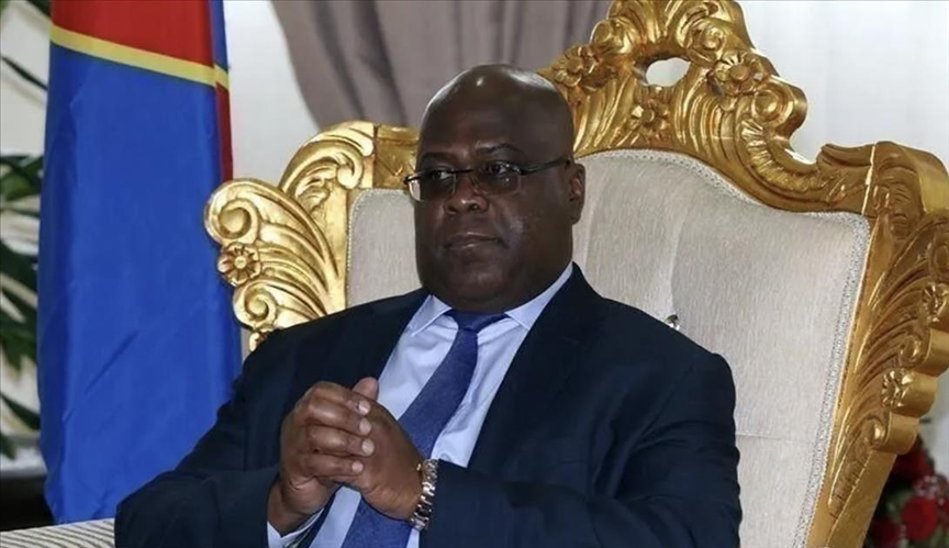 Photo of Tsisekedi on an official visit to Windhoek