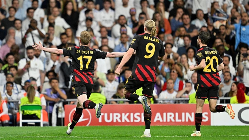 Şampiyonlar Ligi yarı final ilk maçında Manchester City avantajlı bir skor yakaladı