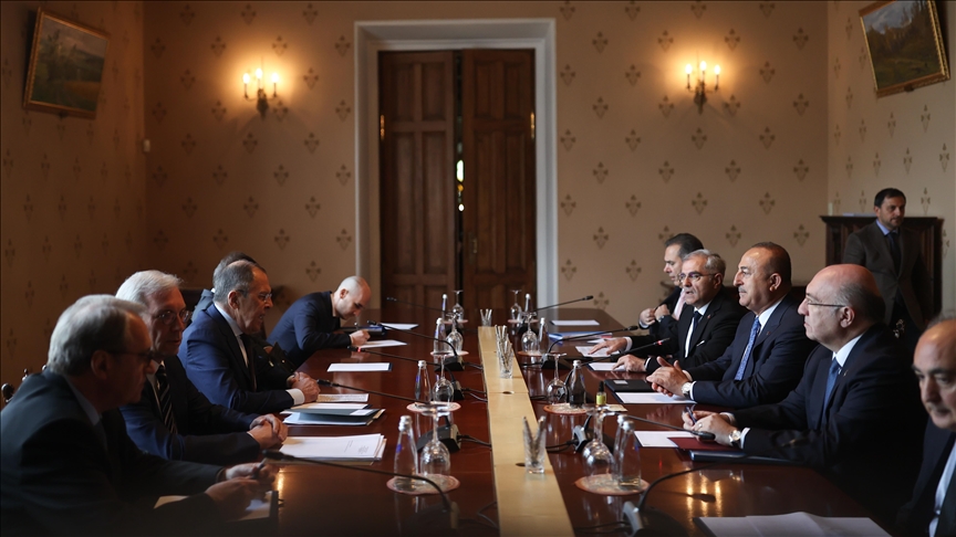 Turkish, Russian foreign ministers meet in Moscow for talks