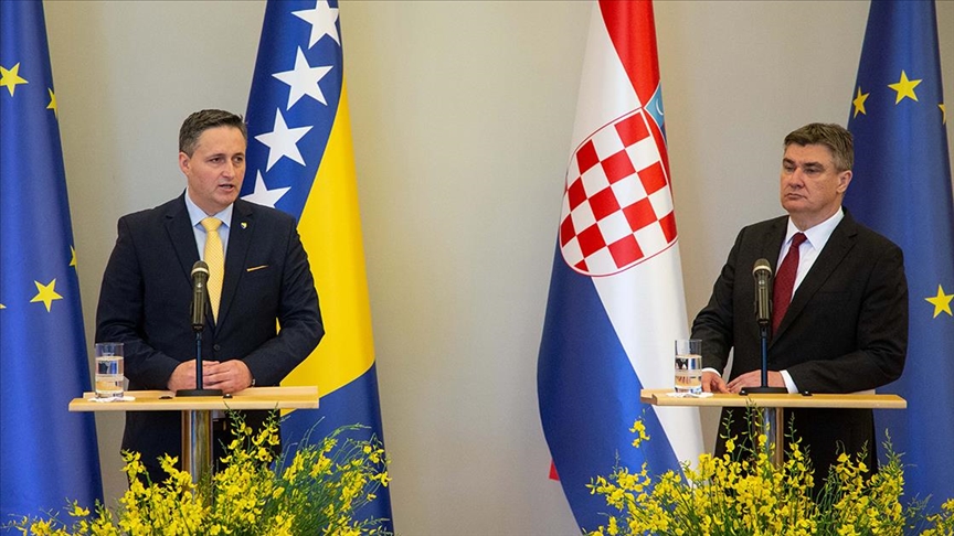 Milanović i Bećirović u Zagrebu: Rješavati otvorena pitanja između Hrvatske i BiH