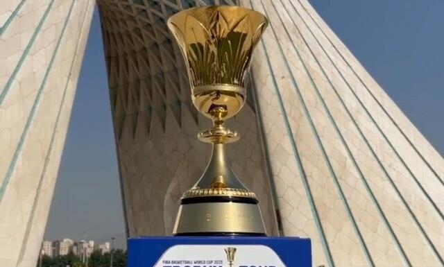 رونمایی از کاپ جام جهانی بسکتبال در تهران