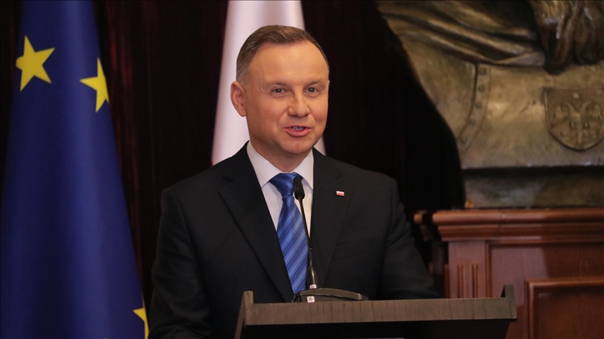 Polish president says Russian ‘aggression’ must end with withdrawal of forces from Ukraine Polish president says Russian ‘aggression’ must end with withdrawal of forces from Ukraine