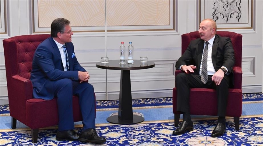 Президент Ильхам Алиев прибыл с рабочим визитом в Брюссель