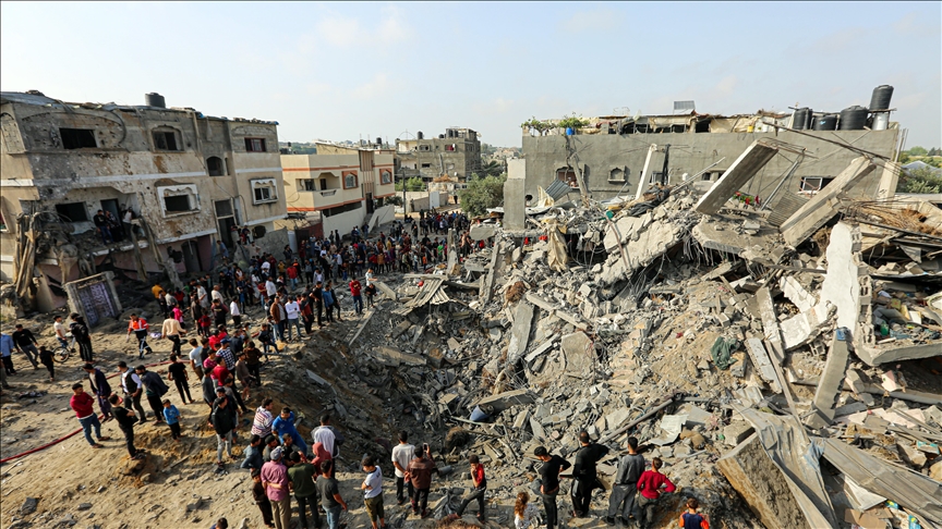Over 2,500 Palestinians left homeless after Israeli strikes on Gaza