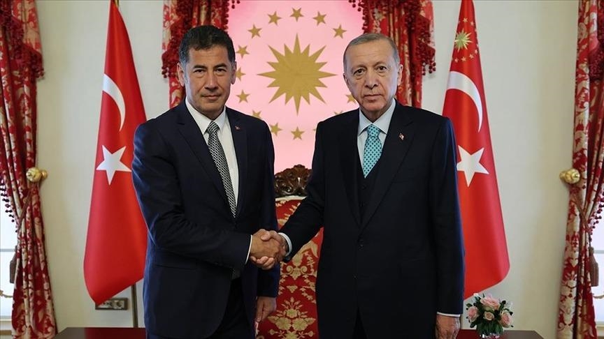 Turkish President Erdogan meets presidential candidate
