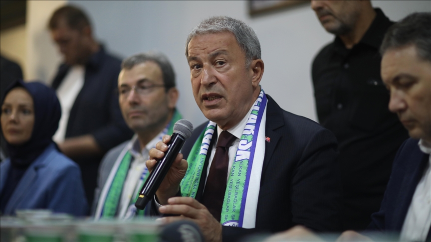 أكار: لن نوقف مكافحة الإرهابين حتى تحييد آخرهم