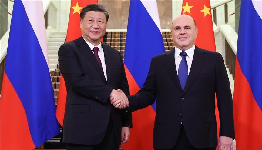 俄罗斯总理正在中国出差